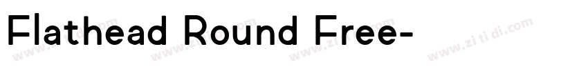 Flathead Round Free字体转换